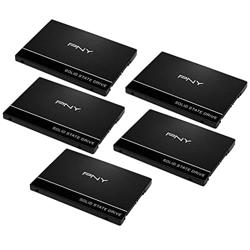 Image of PNY CS900 240GB 2.5” SATA III Internal Solid State Drive, 5 Pack - (SSD7CS900-240-RBX5)