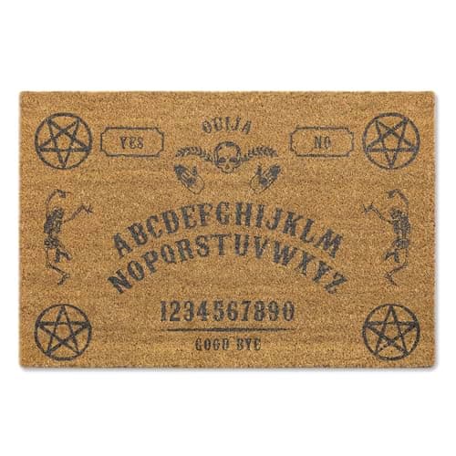Image of A1 Graphics Ltd Ouija Board Brush Door Mat Front Door Mat First Home Couple's Gift Gothic Doormat Spooky Gift Halloween