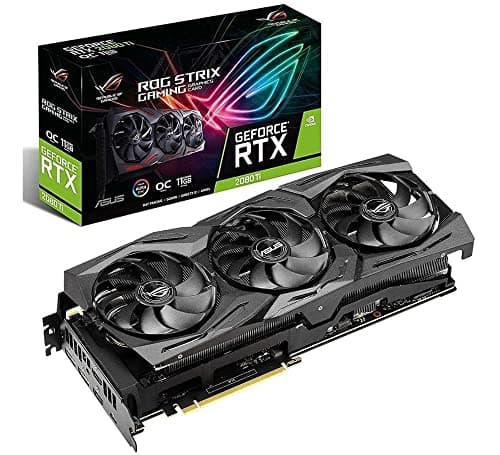 Image of ASUS ROG-STRIX-RTX2080TI-O11G-GAMING GeForce RTX 2080 Ti 11 GB GDDR6 Graphics Card (GeForce RTX 2080 Ti, 11 GB, GDDR6, 325 bit, 7680 x 4320 Pixels, PCI Express x16 3.0)