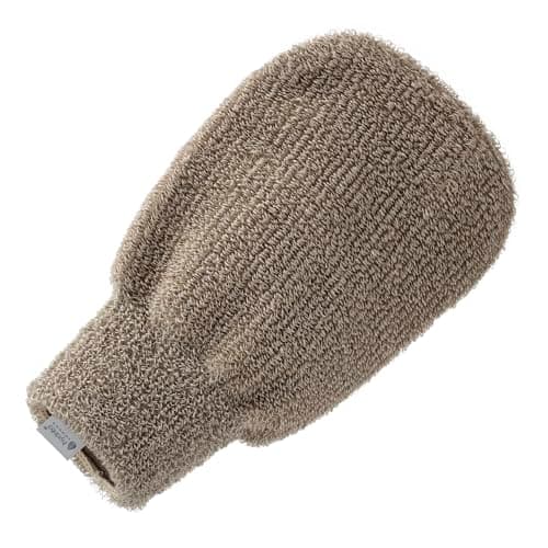Image of Hydréa London Elemental Beauty Exfoliating Linen Bath/Shower Mitt With Real Copper