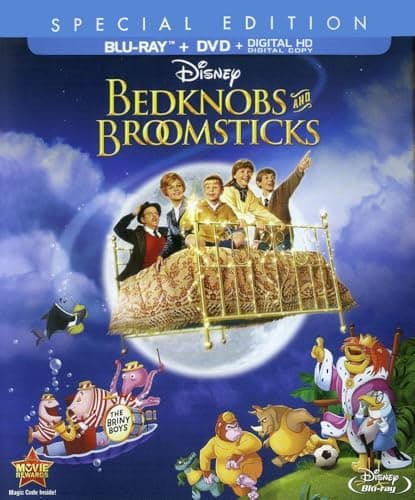 Image of Bedknobs & Broomsticks [Blu-ray + DVD + Digital HD] [1971]