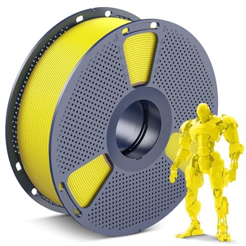 Image of SUNLU PLA Filament 1.75mm, Neatly Wound PLA 3D Printer Filament 1.75mm Dimensional Accuracy +/- 0.02mm, Fit Most FDM 3D Printers, 1kg Spool (2.2lbs), 330 Meters, PLA Yellow