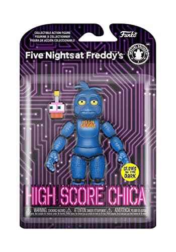 Image of Funko Action Figure: Five Nights At Freddy's (FNAF) - High Score Chica the Chicken - Glow In the Dark - Collectable Toy - Gift Idea - Official Merchandise