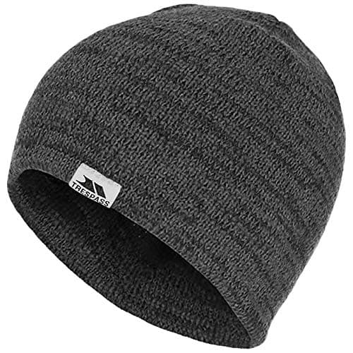 Image of Trespass Unisex Adults Aneth Skull Beanie Hat - Flint Grey