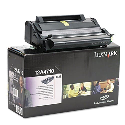 Image of Lexmark 12A4710 black laser toner cartridge X422MFP X422 MFP