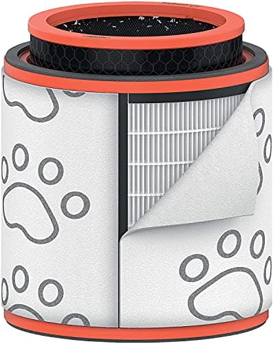 Image of Leitz Trusens Pet 3-in-1 HEPA Filter Drum, Washable Prefilter, HEPA Filter, Carbon Filter, For Leitz Z-3000/Z-3500 Air Purifier, Captures Pet Odours, Dander, Pet Hair, Odours and VOCs, 2415131