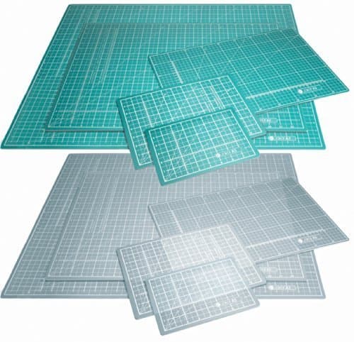 Image of Jakar Translucent Self Healing Cutting Mat A3 Single Sided cm Metric Squared Quality Proffesional Clear