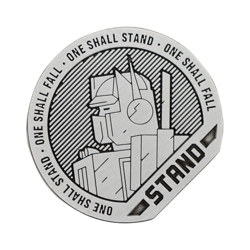 Image of Transformers 40th Anniversary Collectible Coin – Limited Edition Embossed Metal Coin – Official Hasbro Autobot & Decepticon Commemorative – G1 Tribute Gift with Display Case