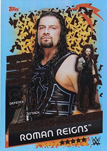 Image of Topps WWE Slam Attax Reloaded Roman Reigns Bronze Limited Edition Trading Card