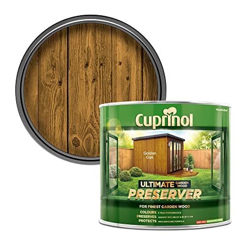 Image of Cuprinol 5206080 CUPGWPREGO1L 1L Ultimate Garden Wood Preserver - Golden Oak