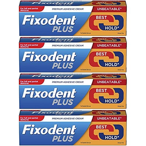 Image of Fixodent Denture Adhesive Cream Dual Power 40g **4 PACK DEAL**