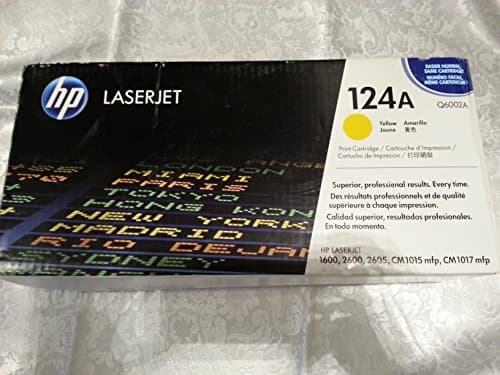 Image of HP 124A Yellow Original LaserJet Toner Cartridge