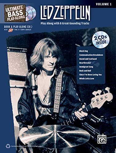 Image of UPA Led Zeppelin Bass V1 (with 2 CD): LED Zeppelin, Volume 1 (Ultimate Play-Along)