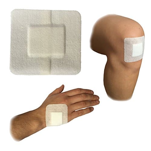Image of Steropore 25 X 7.0CM X 6.0CM PREMIUM MEDICAL GRADE 100% STERILE LARGE WOUND CUT BURN DRESSINGS PLASTERS WHITE