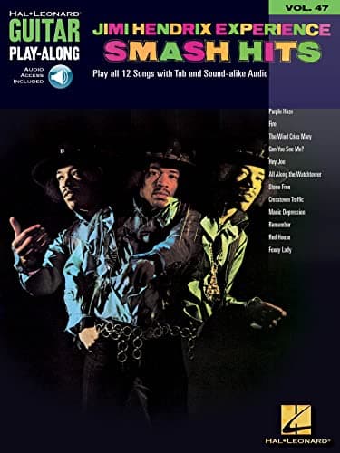 Image of Guitar Play-Along Volume 47 Jimi Hendrix Experience Smash Hits Gtr Tab (Hal Leonard Guitar Play-Along, 47)