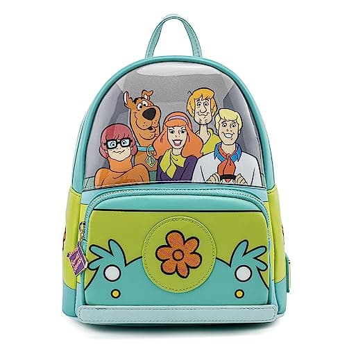 Image of Loungefly Scooby Doo Mystery Machine Womens Double Strap Shoulder Bag Purse