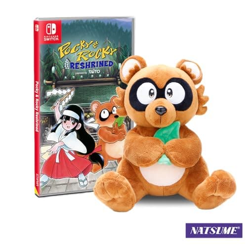 Image of Pocky & Rocky Reshrined - Plushie Bundle - LIMITED (Nintendo Switch)