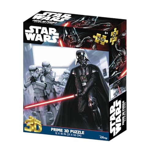 Image of PRIME 3D | Star Wars Classic - Darth Vadar | 3D Lenticular Jigsaw Puzzle | 46cm x 31cm - 300 pcs | Games & Puzzles | Ages 6+