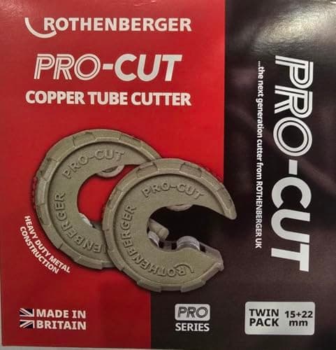 Image of Rothenberger PRO-Cut Copper Tube Cutter 15MM & 22MM Twin Pack