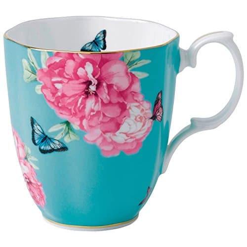 Image of Royal Albert Miranda Kerr Friendship 40001826 Mug 0.40ltr, Turquoise, Fine Bone China