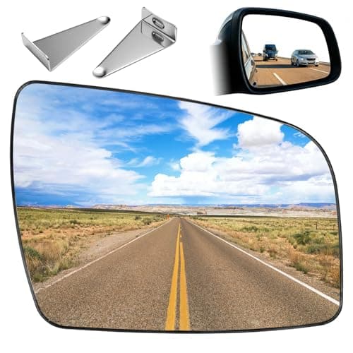 Image of MospdyGear 1428378 Right Wing Mirror Glass, Rearview Heated Mirror Glass, Replacement for Opel Zafira B 2009-2014