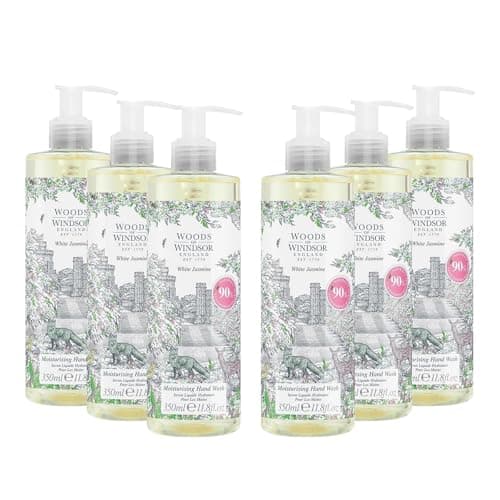 Image of Woods of Windsor White Jasmine Moisturising Handwash 6 x 350ml