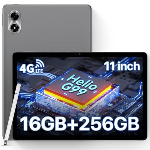 Image of UMIDIGI Tablet 11 Inch 2K, 256GB ROM(2TB TF)+16GB, Android Tablet Helio G99, G7 Tab Pro Large Screen Gaming Tablets, Tablets Octa Core 13MP 8MP, Sim 4G LTE Bluetooth 5.2 WiFi GPS Stylus,Grey