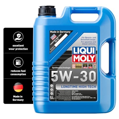 Image of Liqui Moly Longtime High Tech 5W-30 | 5 L | Synthesis technology motor oil | SKU: 9507