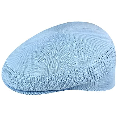 Image of Kangol Tropic Ventair 504 Flat Cap, Blue (Light Blue), Medium