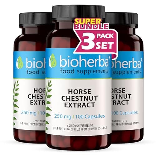 Image of Horse Chestnut Extract 250 mg – 300 Capsules | Traditional Herbal Supplement for Vein Health and Daily Circulation Support