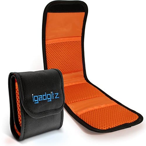 Image of iGadgitz 3 Pocket Lens Filter Bag Pouch Wallet Case for SLR & DSLR Cameras