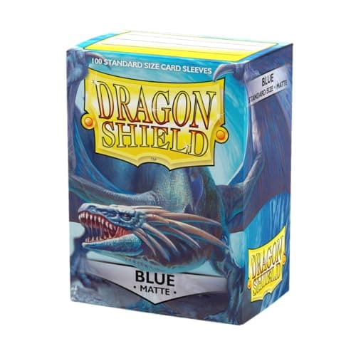 Image of Dragon Shield AT-11003 Standard Size Matte Blue (100 Sleeves)