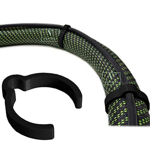 Image of Vestigia® - Cable Hose Clips Compatible with Festool CT CTL Mini/Midi Makita Bosch Dust Extractor Hose 38-46mm ID36 Wire Clips Smooth Antistatic Suction (ID36 - Black)