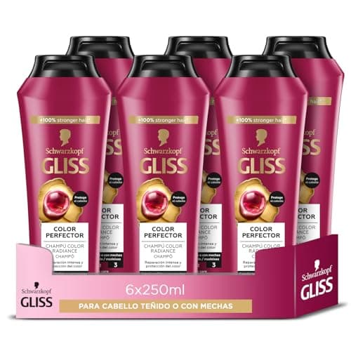 Image of Gliss Shampoo Ultimate Colour – Package of 6 x 250 ml – Total: 1500 ml