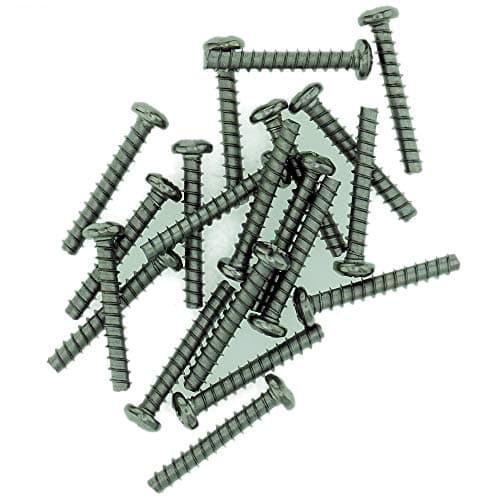 Image of D3.5 (3.5mm x 6mm) Pozi Pan Screws for Plastic (Trilobular) - Stainless Steel (A2) (Pack of 20)