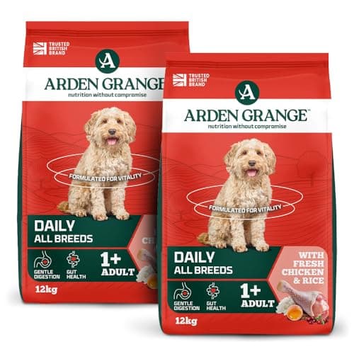 Image of Arden Grange Adult with fresh chicken & rice 2 x 12kg