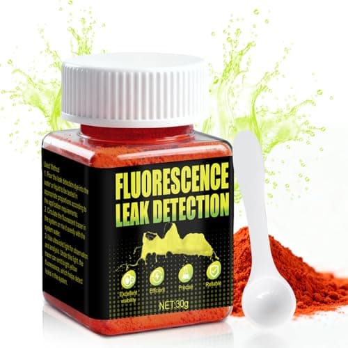 Image of Drain Dye, Leak Detection Dye, Drain Tracing Dye Fluorescein, Highly Concentrated Water Dye for Plumbing and Leak Detection, 30g