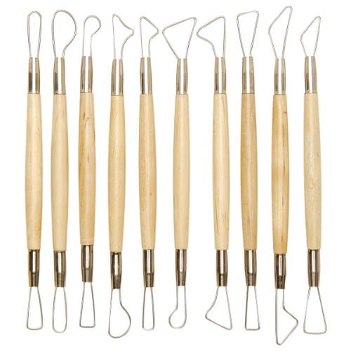 Image of Major Brushes Wire Ended Clay Tools Set of 10
