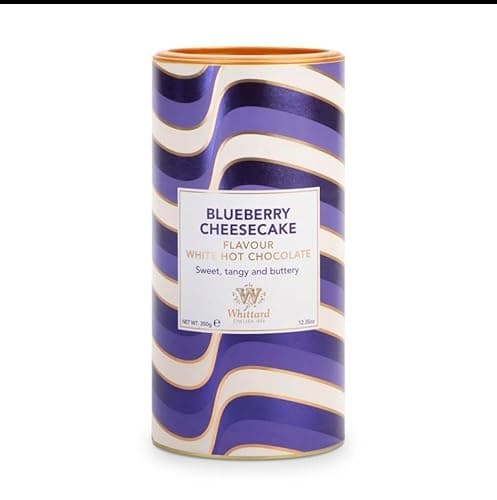 Image of Whittard Blueberry Cheesecake Flavour White Hot Chocolate, 350g