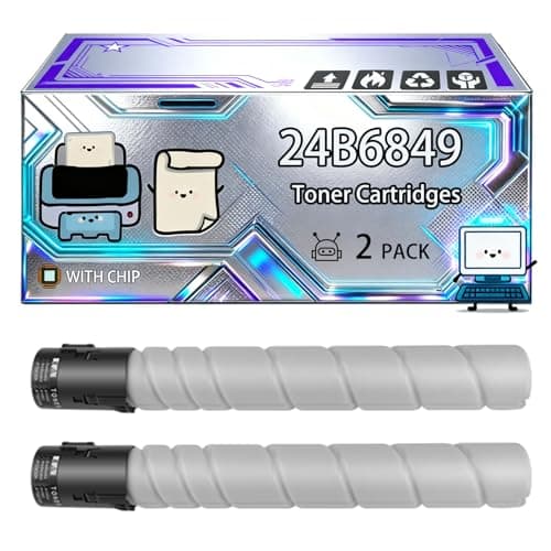 Image of 24B6849 Toner Cartridges Compatible for Lexmark XC9225 XC9235 XC9245 XC9255 XC9265 Printers, With Chip, 40000 Pages, Vibrant Colours (2 Pack Black)