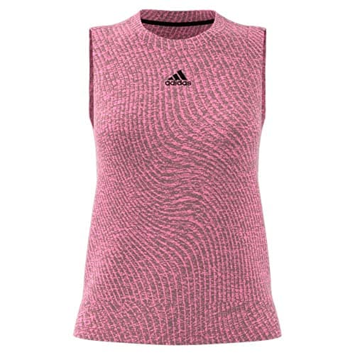 Image of adidas Women's Tennis Match Tank Top, Beam Pink/Wonder Oxide, X-Small