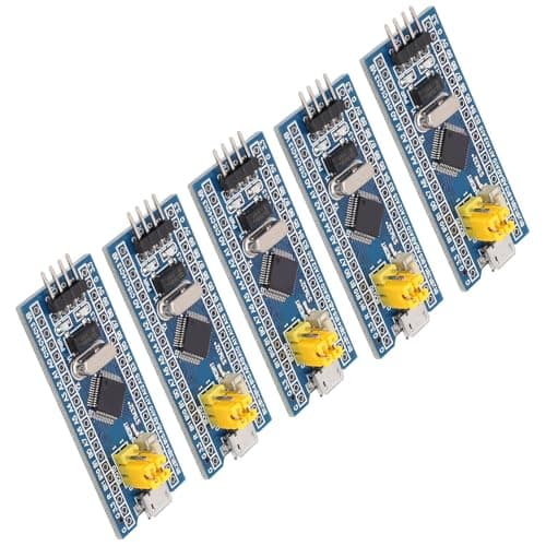 Image of 5PCS Stm32f103c8t6 Minimum Stm32f103c8t6, Stm32f103 System Development Board 40 Pin ABS Learning Module with Mirco USB Interface for