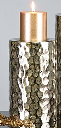 Image of 'Casablanca Push Candlestick/Candle Holder Aluminium Nickel Plated