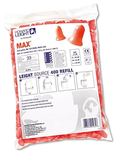 Image of Honeywell 1013046 Howard Leight LS400 Max Refill (Pack of 200 pairs)