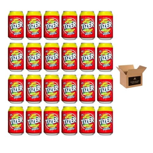 Image of Barr & IRN-BRU & BOTTLES - No Sugar Fizzy Drink Soft Drink Cans – Variety Flavours – Zero Sugar Carbonated Drinks (BARR Cans - 24 x 330ml, Tizer Tangy Citrus)