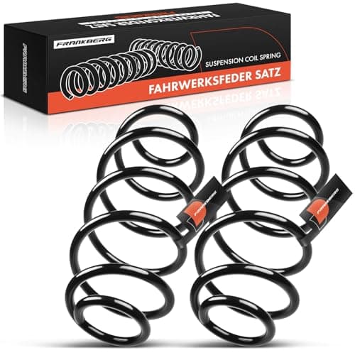 Image of Frankberg 2x Coil Spring Front axle Compatible with Berlingo B9 2010-2021 C4 Grand Picasso I UA 2006-2013 C4 Picasso I UD 2007-2013