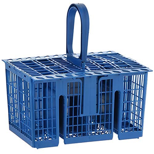 Image of MasterPart 8 Compartment Blue Cutlery Basket For Indesit Dishwashers
