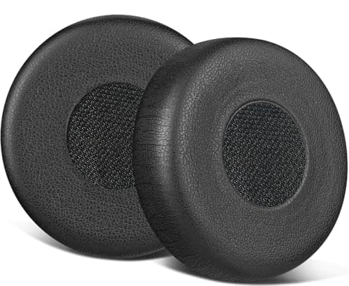 Image of SOULWIT Replacement Earpads for Jabra Evolve 65/40/30/20 Headphones, Ear Pads Cushions for Evolve 65UC 65MS/40UC 40MS/ 30US 30MS 30II/20SE 20UC 20MS Headset (Black)