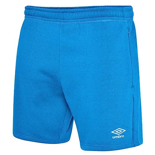Image of Umbro Club Leisure Logo Men's Sports Shorts, Royal Blue, Large