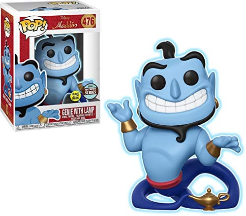 Image of Funko Pop! Disney: Aladdin - Genie with Lamp (Limited Glow in the Dark Edition Exclusive) #476